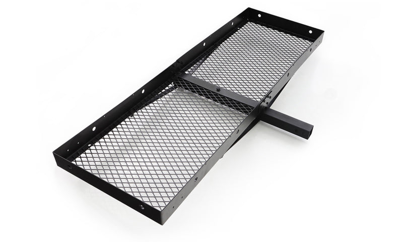 Universal 20" x 60" Basic Black Cargo Carrier For 2" Hitches - View 3 | Dirty Garage