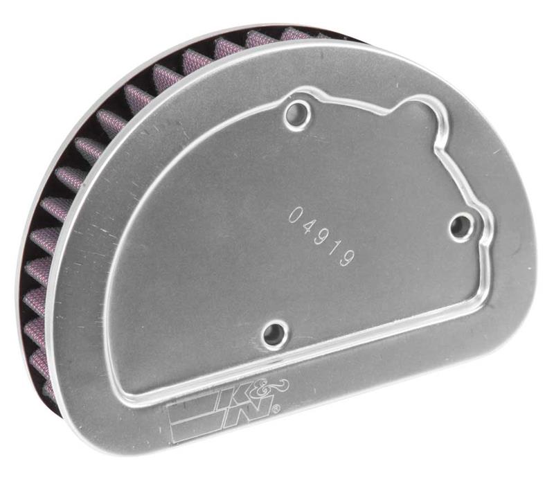 Universal Replacement Unique Air Filter 6.625in L x 4.75in W x 1.625in H with 1 Flange for Harley Davidson - View 5 | Dirty Garage