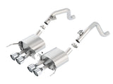 Borla 14-15 Chevy Corvette C7 w/o AFM w/o NPP Atak Rear Section Exhaust Quad Rd RL Tips - View 2 | Dirty Garage