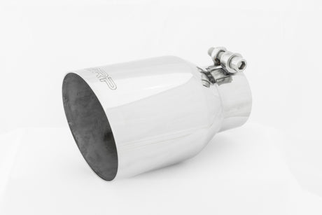 Universal T304 SS Tip 4" OD 2.5" Inlet 6.5" L - View 3 | Dirty Garage
