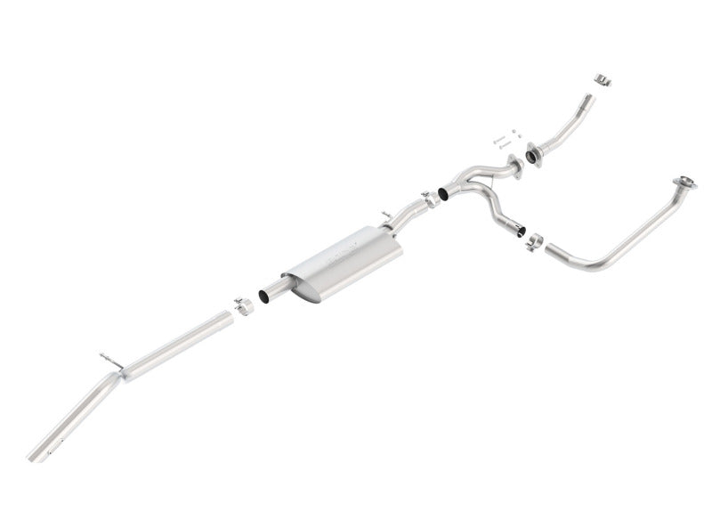 Borla 12-15 Jeep Wrangler 3.6L V6 Auto/Manual Trans Turndown Tip Dual Left Rear Exit Exhaust - View 3 | Dirty Garage