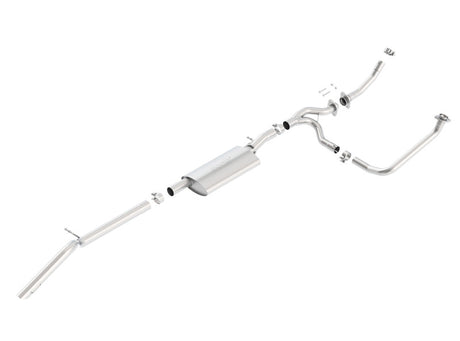 Borla 12-15 Jeep Wrangler 3.6L V6 Auto/Manual Trans Turndown Tip Dual Left Rear Exit Exhaust - View 3 | Dirty Garage
