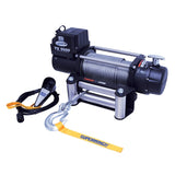 Universal 9500 LB 12V DC Tiger Shark Winch w/ Synthetic Black Rope - View 17 | Dirty Garage