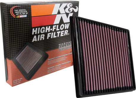 2015 F-Pace V6-3.0L F/I Right Side Replacement Drop In Air Filter - View 12 | Dirty Garage