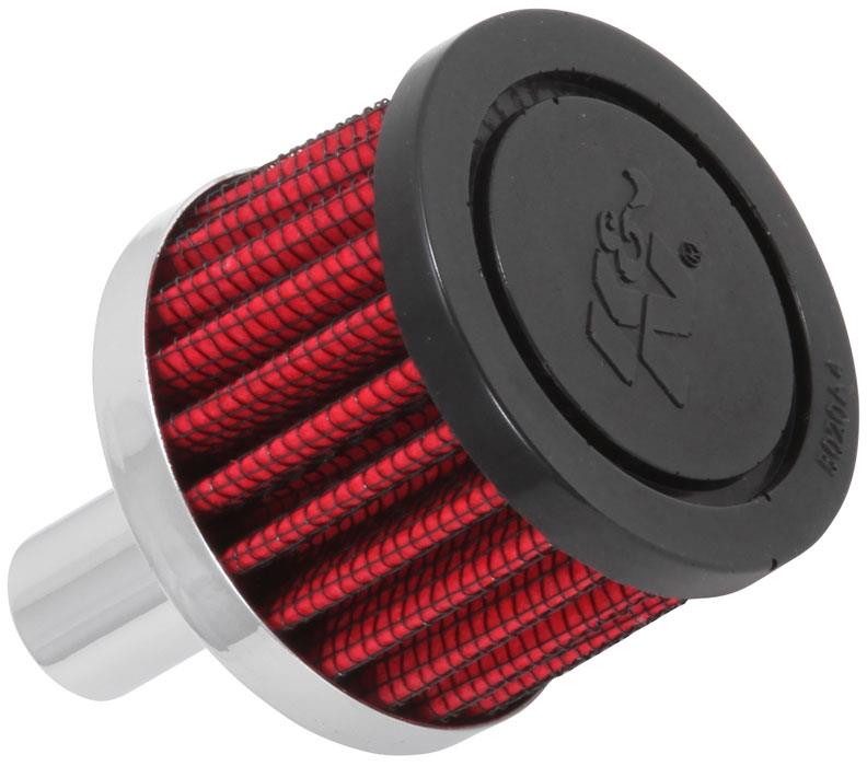 Universal Steel Base Crankcase Vent Filter .625in Vent OD x 2in OD x 1.5in Height - View 4 | Dirty Garage