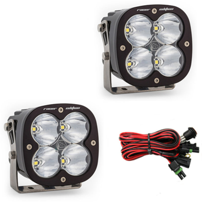 Universal XL Racer Edition High Speed Spot Pair LED Light Pods Clear | Dirty Garage
