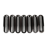 Rugged Ridge Grille Inserts Perforated 07-18 Jeep Wrangler - View 2 | Dirty Garage