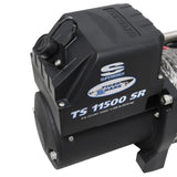 Universal 12V DC Tiger Shark 11500SR Winch w/ Black Synthetic Rope - View 3 | Dirty Garage