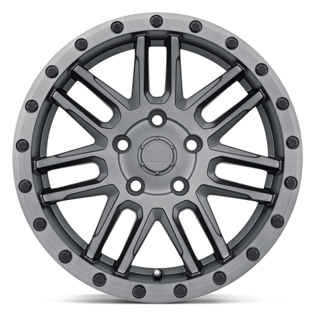 Black Rhino Arches Matte Brushed Gunmetal w/ Black Bolts Wheel | Dirty Garage