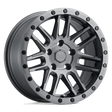 Black Rhino Arches Matte Brushed Gunmetal w/ Black Bolts Wheel | Dirty Garage