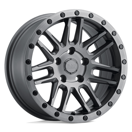 Black Rhino Arches Matte Brushed Gunmetal w/ Black Bolts Wheel | Dirty Garage