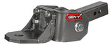Gen-Y Glyder Torsion-Flex 2in Shank 2in Drop 7K Hitch w/Ball Platform/1in Diameter Mounting Hole - View 2 | Dirty Garage