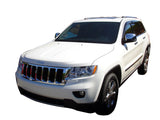 2011-2018 Grand Cherokee Ventvisor Outside Mount Window Deflectors Smoke 4-Piece - View 2 | Dirty Garage