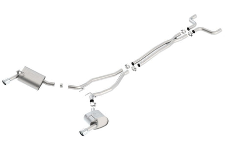 Borla 14-15 Camaro 3.6L V6 Single Split Rear Exit Touring Catback Exhaust - View 3 | Dirty Garage