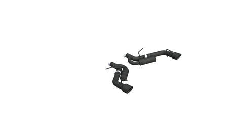 2016-2019 GM Camaro SS Dual Rear Exit Axle Back 4.5" OD Tips Black - View 2 | Dirty Garage