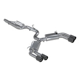 2015-2018 Audi S3 3" Quad Split Rear Exit Exhaust with Carbon Fiber Tips | Dirty Garage