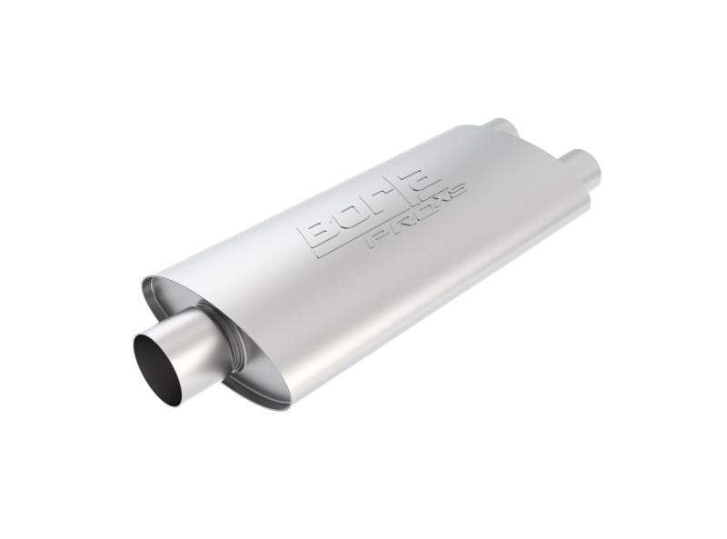 Borla 3in Inlet/Dual 2.25in Outlet Center/Dual Oval ProXS Muffler - View 3 | Dirty Garage