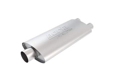 Borla 3in Inlet/Dual 2.25in Outlet Center/Dual Oval ProXS Muffler - View 3 | Dirty Garage