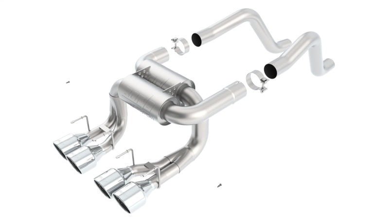 Borla 06-12 Chevrolet Corvette Z06/ZR1 6.2L/7.0L 8cyl Aggressive ATAK Exhaust (rear section only) - View 4 | Dirty Garage