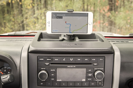 Rugged Ridge Dash Multi-Mount System 07-10 Jeep Wrangler - View 3 | Dirty Garage