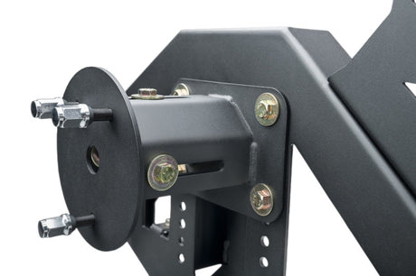 Rugged Ridge 07-18 Jeep Wrangler (JK/JKU) XOR Rear Bumper w/Swing Out Tire Carrier - Tex. Blk - View 9 | Dirty Garage