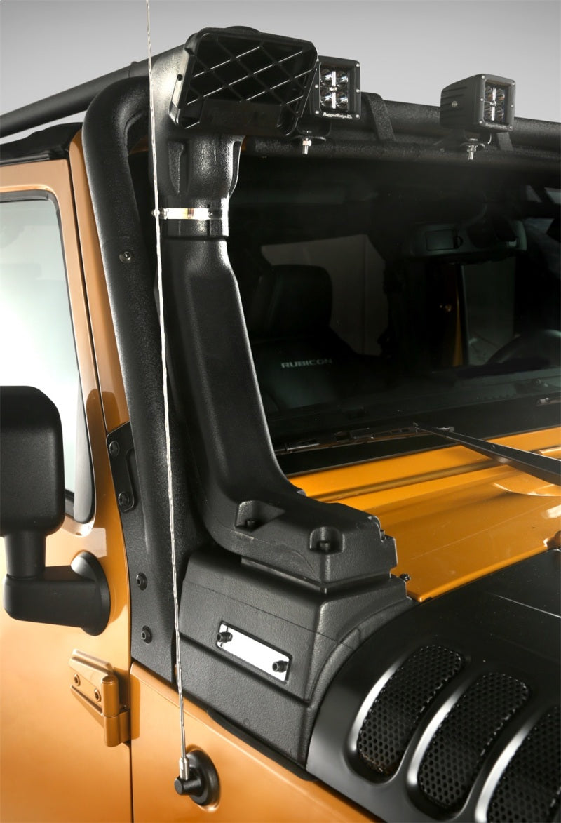 Rugged Ridge 07-18 Jeep Wrangler 3.6L/3.8L XHD Snorkel Kit - View 5 | Dirty Garage