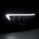 2024-2025 Tacoma Nova-Series LED Projector Black Headlights Active Light Sequential Signal DRL - View 3 | Dirty Garage