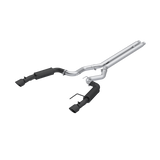 2024 Mustang GT 3" Cat-Back Dual Split Black-Coated Aluminized Steel - View 2 | Dirty Garage