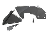 Rugged Ridge Inner Fender Liners Frnt Aluminum Black 18-20 Jeep Wrangler JL - View 2 | Dirty Garage