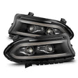 2015-2023 Charger Luxx-Series LED Projector Black Headlights Activation Light Sequential Signal Switchback DRL | Dirty Garage
