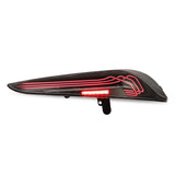 2020-2024 Supra Luxx-Series Laser Style LED Tail Lights Black - View 8 | Dirty Garage