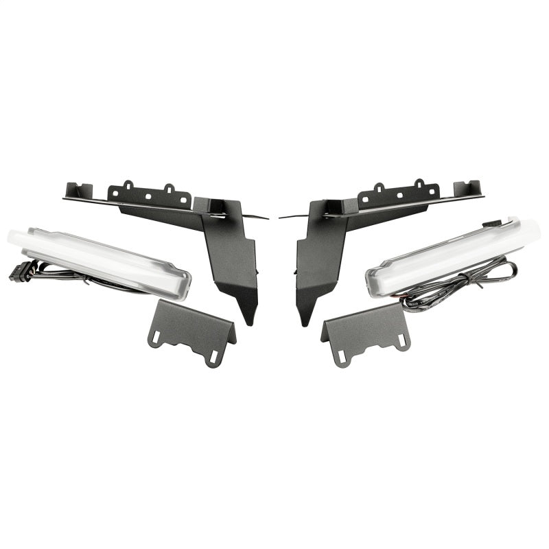 Rugged Ridge Chop Brackets Front Fender 20-23 Jeep Gladiator/Wrangler JL Overland/Sahara/Sport w/DRL | Dirty Garage