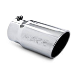 Universal 6" OD Angled Rolled End 5" Inlet 12" Length Tip - View 4 | Dirty Garage