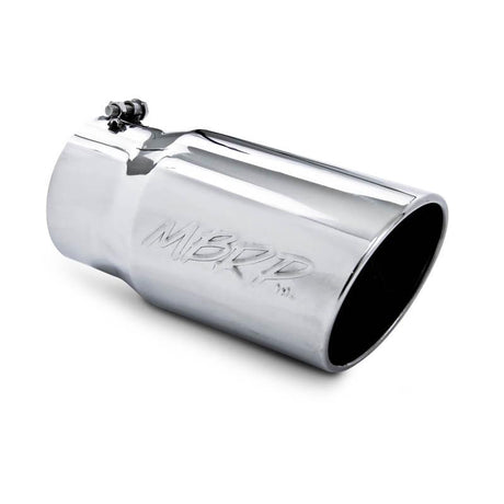 Universal 6" OD Angled Rolled End 5" Inlet 12" Length Tip - View 4 | Dirty Garage
