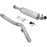 2004-2006 Wrangler Unlimited 4.0L I-6 Cat Back Single Aluminized Exhaust - View 4 | Dirty Garage