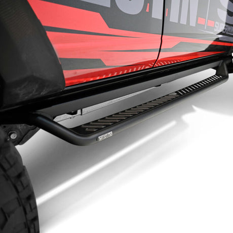 Westin 21-25 Ford Bronco 4dr (Excl. Sport) Outlaw Drop Running Boards - Tex. Blk - View 11 | Dirty Garage