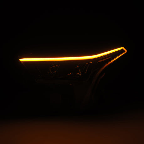 2022-2025 Tundra Luxx-Series Alpha-Black Headlights Amber DRL - View 6 | Dirty Garage