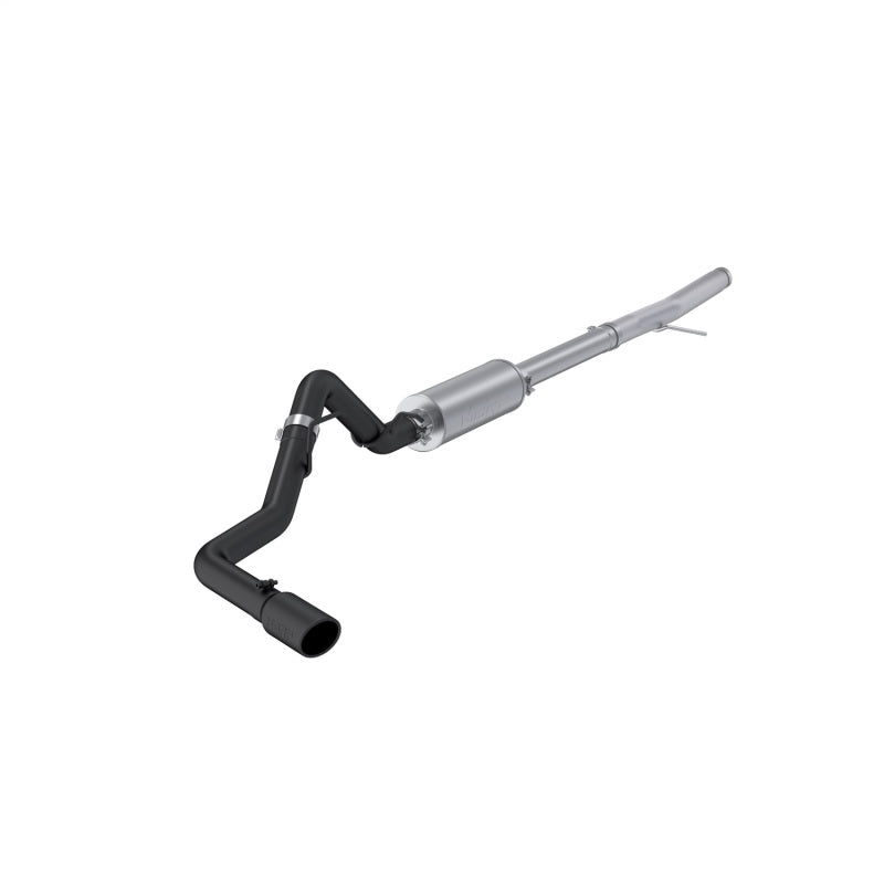 MBRP 2024 Ford Ranger Black-Coated Alum. Steel Single Side Outlet 3in Cat Back Exhaust | Dirty Garage