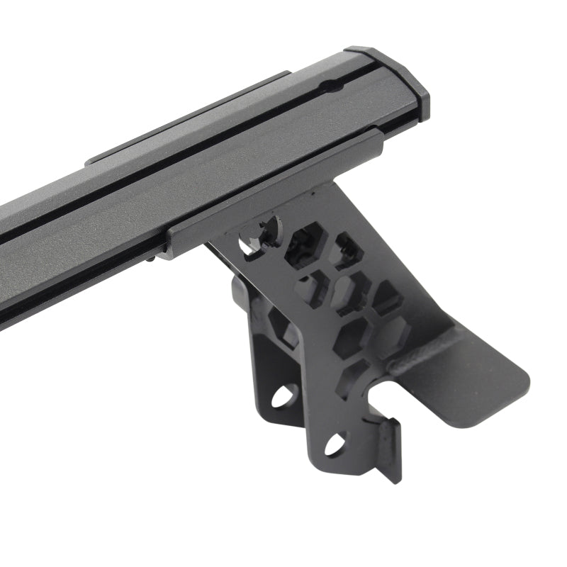 Go Rhino 15-22 Ford F-150 / 19-22 RAM 1500 / 07-21 Toyota Tundra XRS Cross Bars Kit - Tex. Blk - View 19 | Dirty Garage