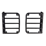 Rugged Ridge 07-18 Jeep Wrangler Black Tail Light Euro Guards - View 2 | Dirty Garage