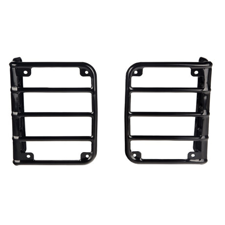 Rugged Ridge 07-18 Jeep Wrangler Black Tail Light Euro Guards - View 2 | Dirty Garage