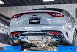 2018-2022 Kia Stinger GT Bezel Kit Quad Tip CF - View 2 | Dirty Garage