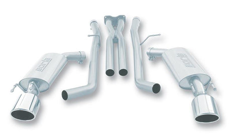 Borla 05-06 Pontiac GTO Coupe 2dr 6.0L 8cyl AT/MT 4spd/6spd RWD SS Catback Exhaust w/ inXin Pipe - View 4 | Dirty Garage
