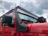Go Rhino 18-20 Jeep Wrangler JL/JLU/Gladiator JT XE Windshield Light Bar Mount - 50in Single Row - View 12 | Dirty Garage