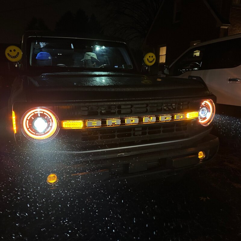 2021-2026 Bronco Oculus Bi-LED Projector Headlights ColorSHIFT LED - View 5 | Dirty Garage