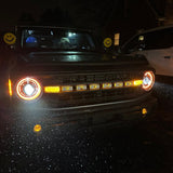 2021-2026 Bronco Oculus Bi-LED Projector Headlights ColorSHIFT LED - View 5 | Dirty Garage