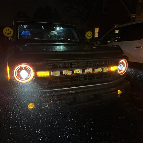 2021-2026 Bronco Oculus Bi-LED Projector Headlights ColorSHIFT LED - View 5 | Dirty Garage
