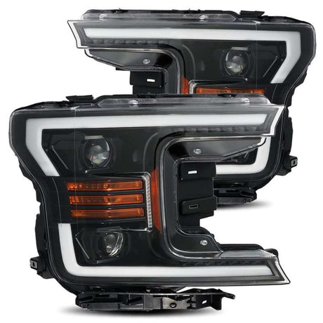 2018-2020 F-150 Pro-Series Projector Jet Black Headlights - View 2 | Dirty Garage