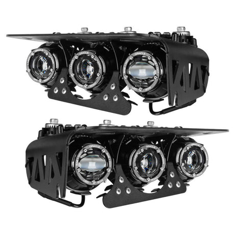 2021-2024 Bronco Off Road Laser and LED Fog Light Kit for Steel Bumper | Dirty Garage