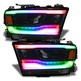 2019-2024 Ram 1500 RGB+W Reflector Headlight DRL Upgrade Kit - View 2 | Dirty Garage